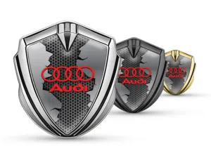 Audi 3D Metall Emblem Luxus Design Legierung 3D Aufkleber